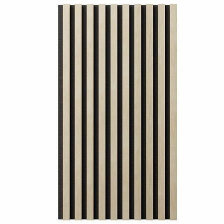 Ekena Millwork AcoustixPro Noise Cancelling Traditional Small Slat Wall Panel SWA0625X0500TRWW